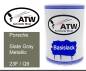 Preview: Porsche, Slate Gray Metallic, 23F / Q9: 500ml Lackdose, von ATW Autoteile West.